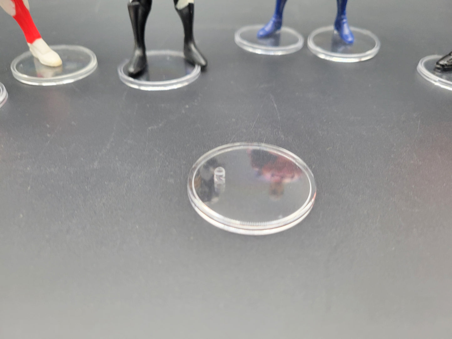 1990's Kenner Batman 3.75" Figure Action Stands 1.5" Clear