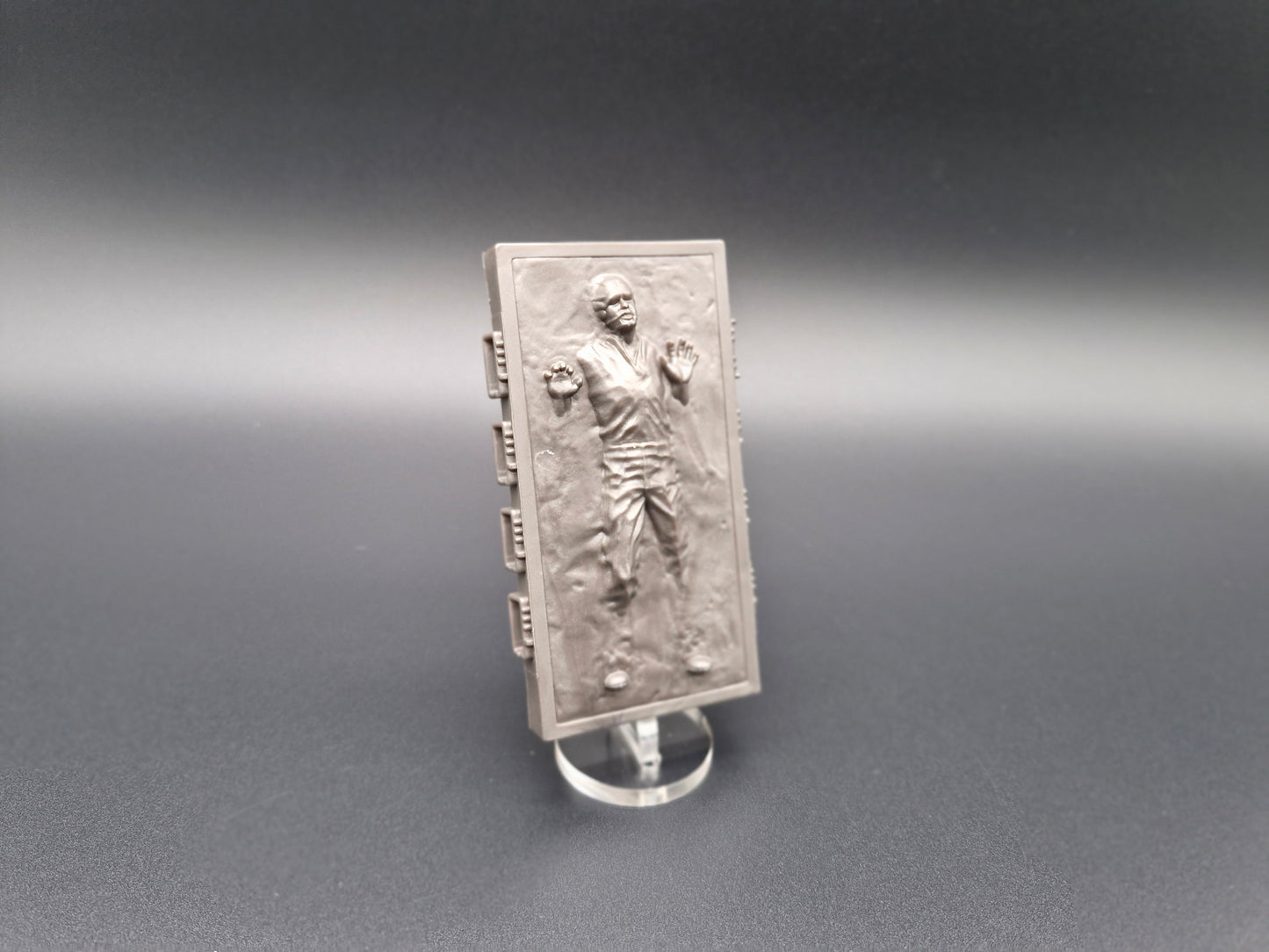 Star Wars Vintage & Modern Han Carbonite Slab Stand - Kenner POTF2 & Slave 1