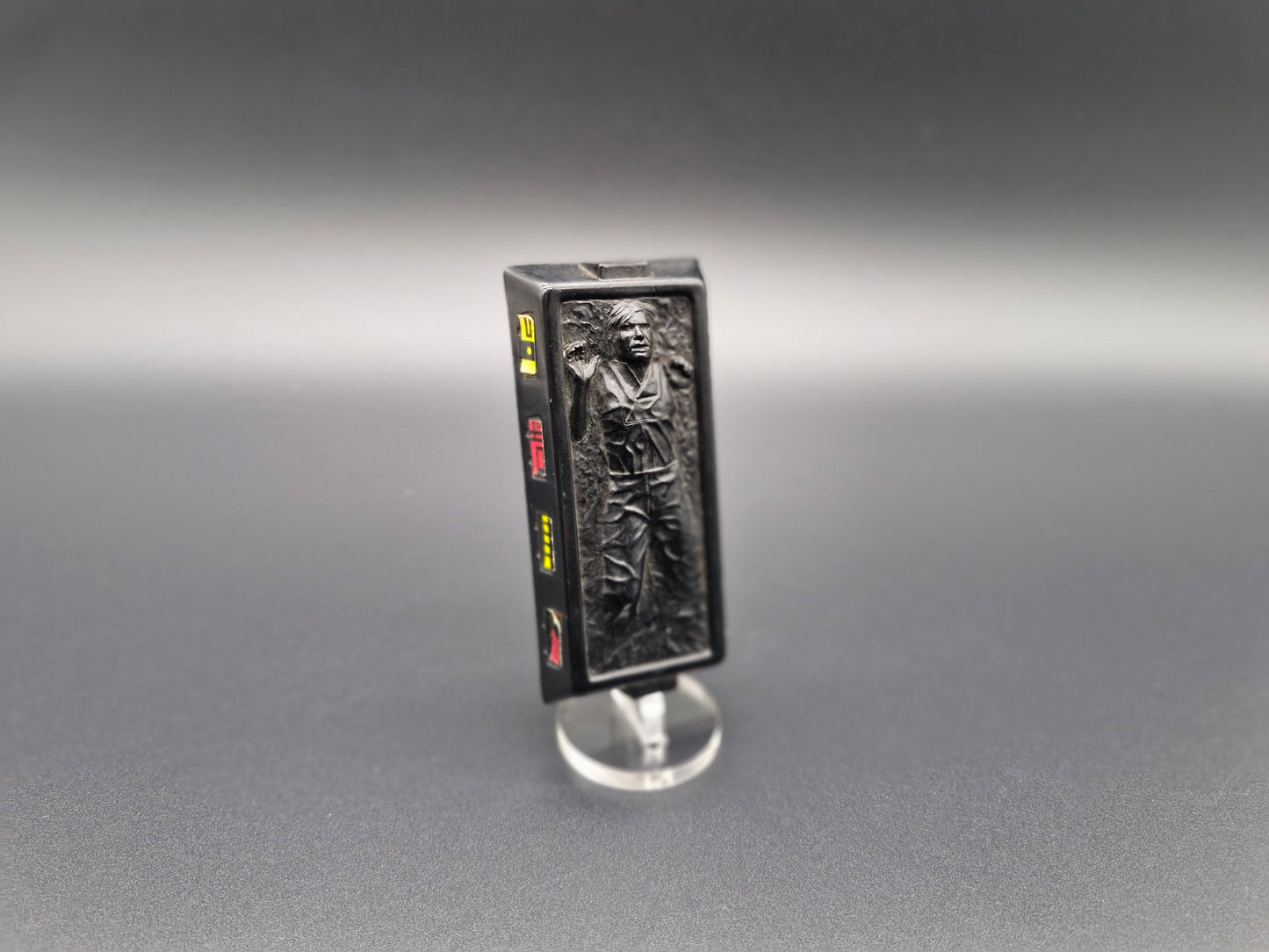Star Wars Vintage & Modern Han Carbonite Slab Stand - Kenner POTF2 & Slave 1