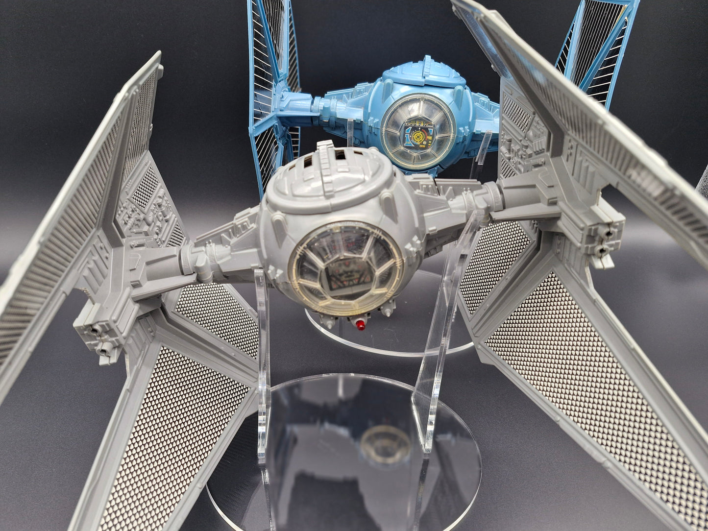 Star Wars Vintage TIE Fighter & TIE Interceptor Adjustable Ship Stand - Also Fits POTF2