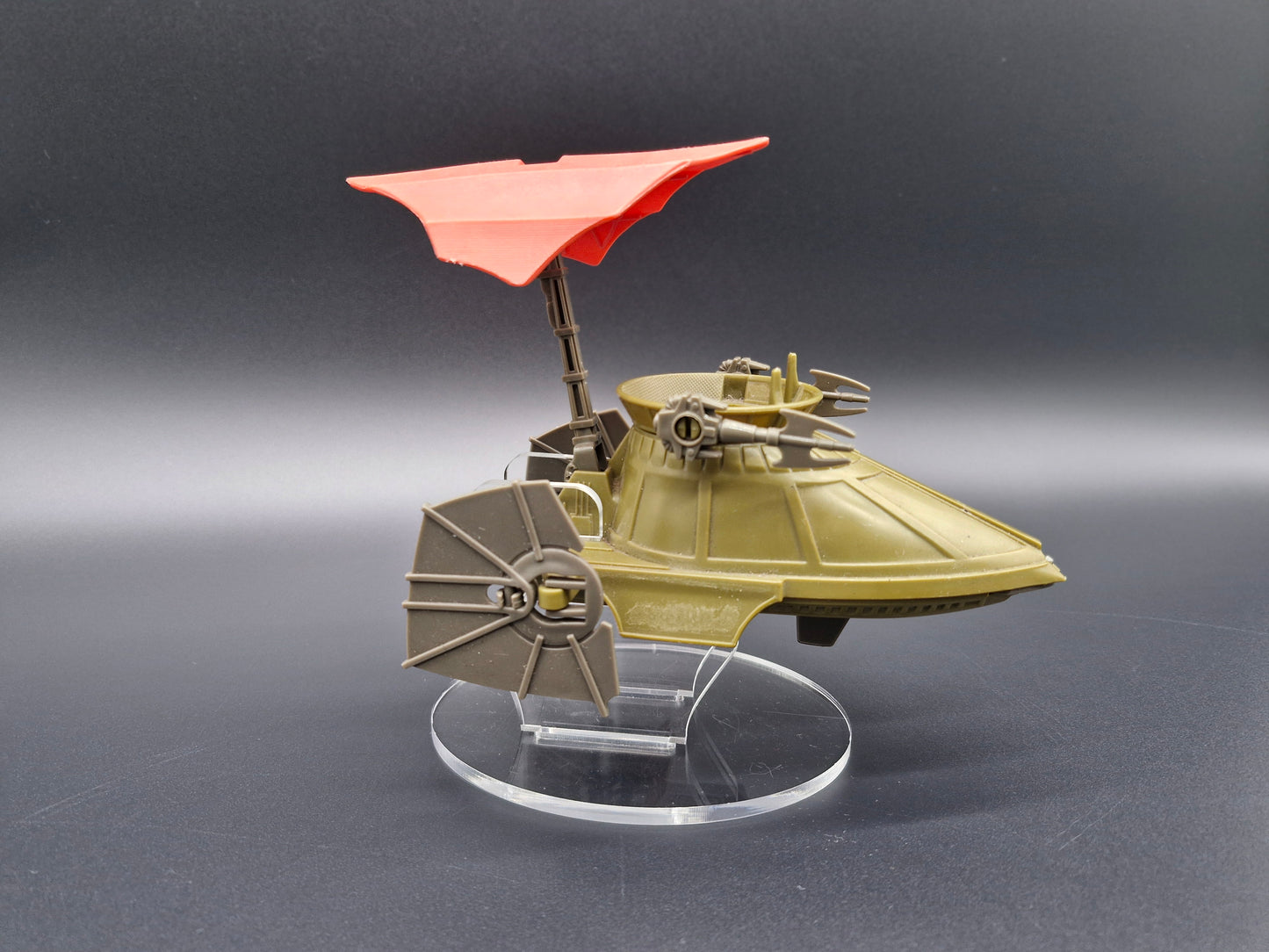 Star Wars Vintage One Man Sail Skiff Vehicle Ship Stand