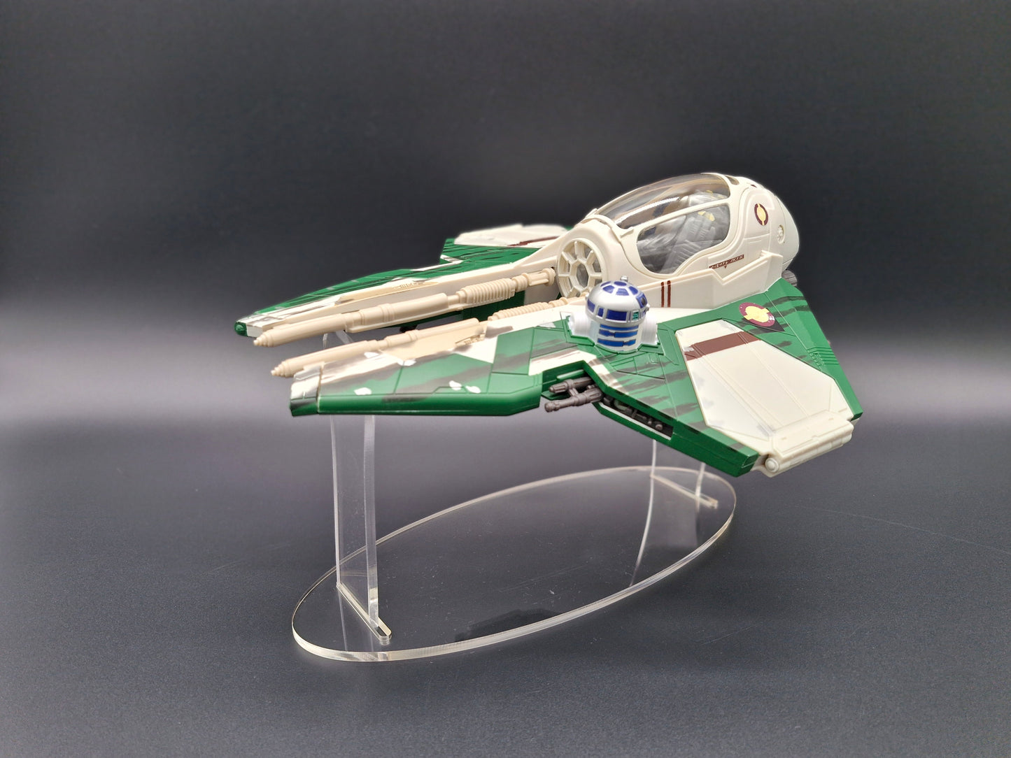 Star Wars Modern Anakin Obi Wan Jedi Starfighter Ship Stand (Fits more!)