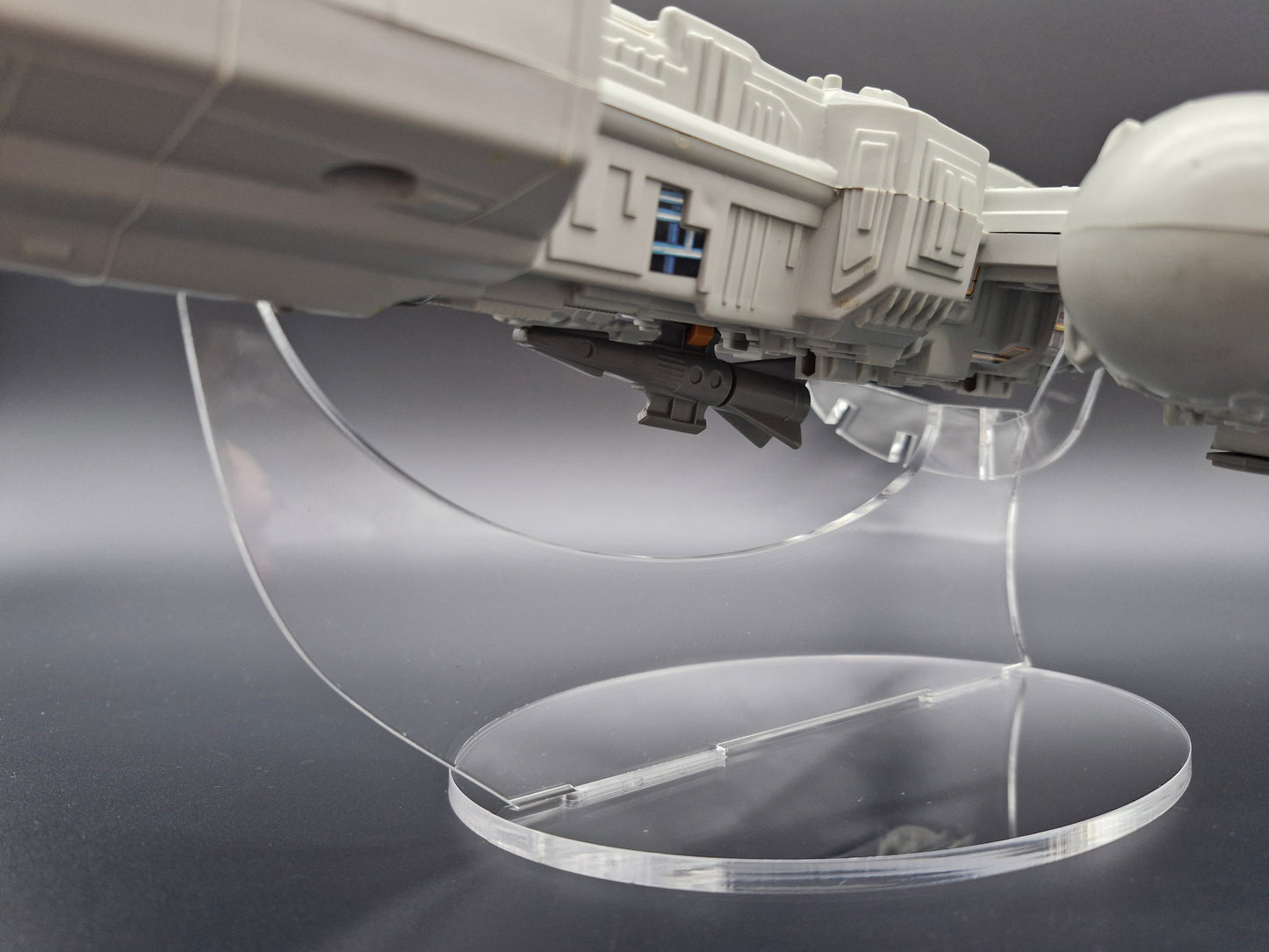 Star Wars Vintage Adjustable Banked Y-Wing Ship Stand - Also Fits Vintage Collection