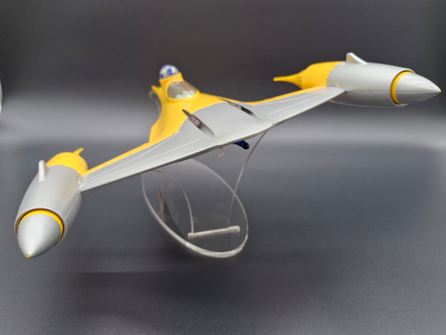 Star Wars Episode 1 Naboo Starfighter Vehicle Ship Display Stand