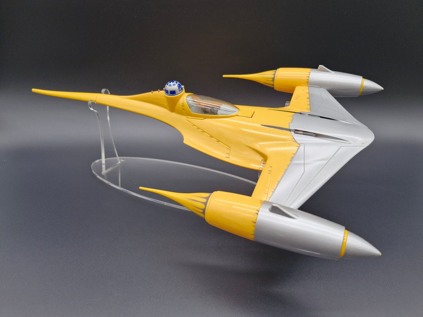 Star Wars Episode 1 Naboo Starfighter Vehicle Ship Display Stand