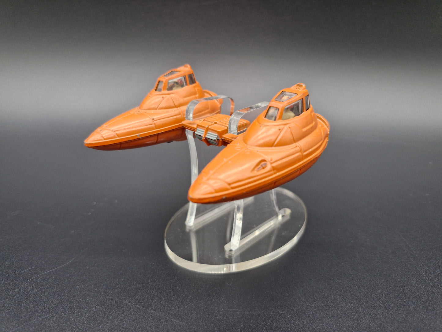 Star Wars Vintage DIECAST Cloud Car Ship Stand