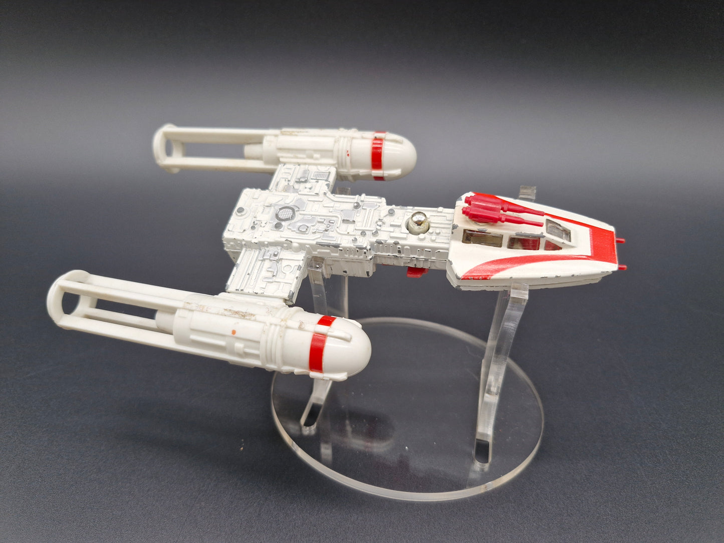 Star Wars Vintage DIECAST Y-Wing Ship Stand