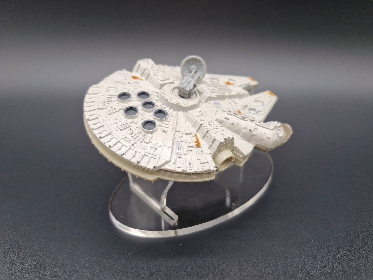 Star Wars Vintage DIECAST Millennium Falcon Ship Stand