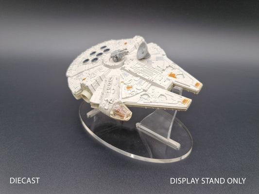 Star Wars Vintage DIECAST Millennium Falcon Ship Stand