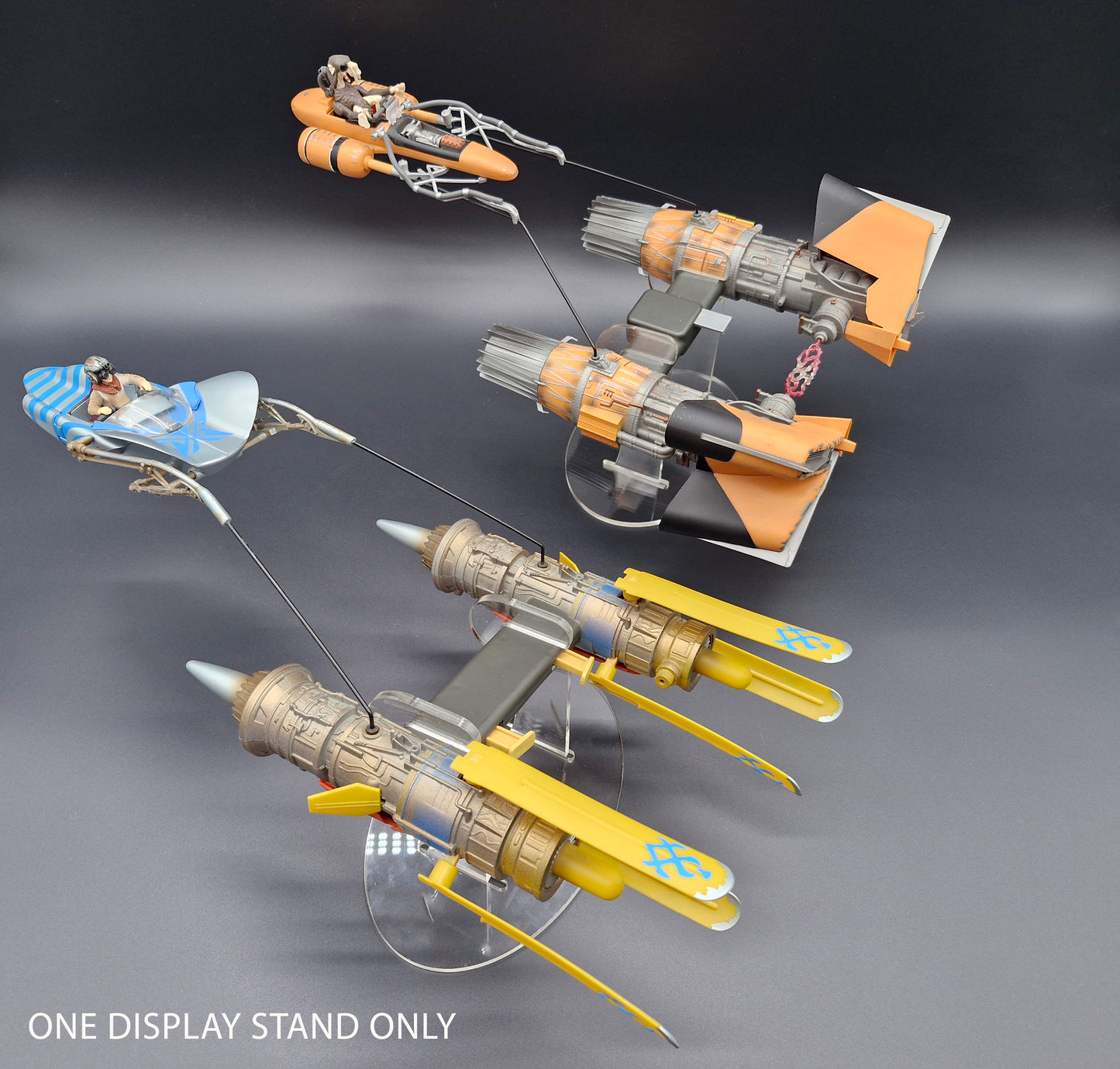 Star Wars Modern Episode 1 Anakin & Sebulba Podracer Ship Stand