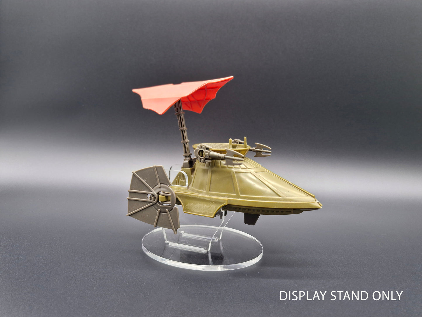 Star Wars Vintage One Man Sail Skiff Vehicle Ship Stand