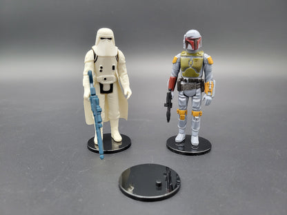 Vintage Star Wars Action Stands 1.5" Black
