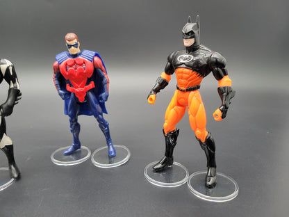 1990's Kenner Batman 3.75" Figure Action Stands 1.5" Clear