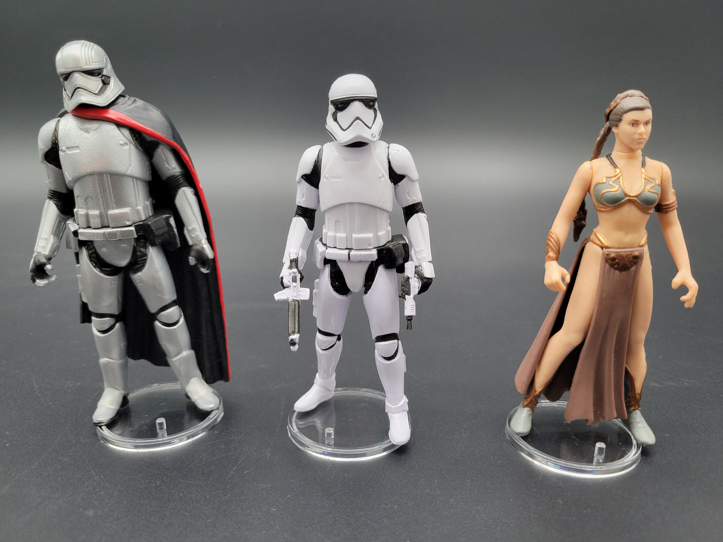 NEW DESIGN! Star Wars Modern Hasbro Clear Figure Stands For All Vintage Collection POTF2 plus more!