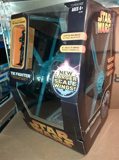 Star Wars MODERN LARGE TIE Fighter Ship Stand LEGACY SAGA TVC (Larger Wings)