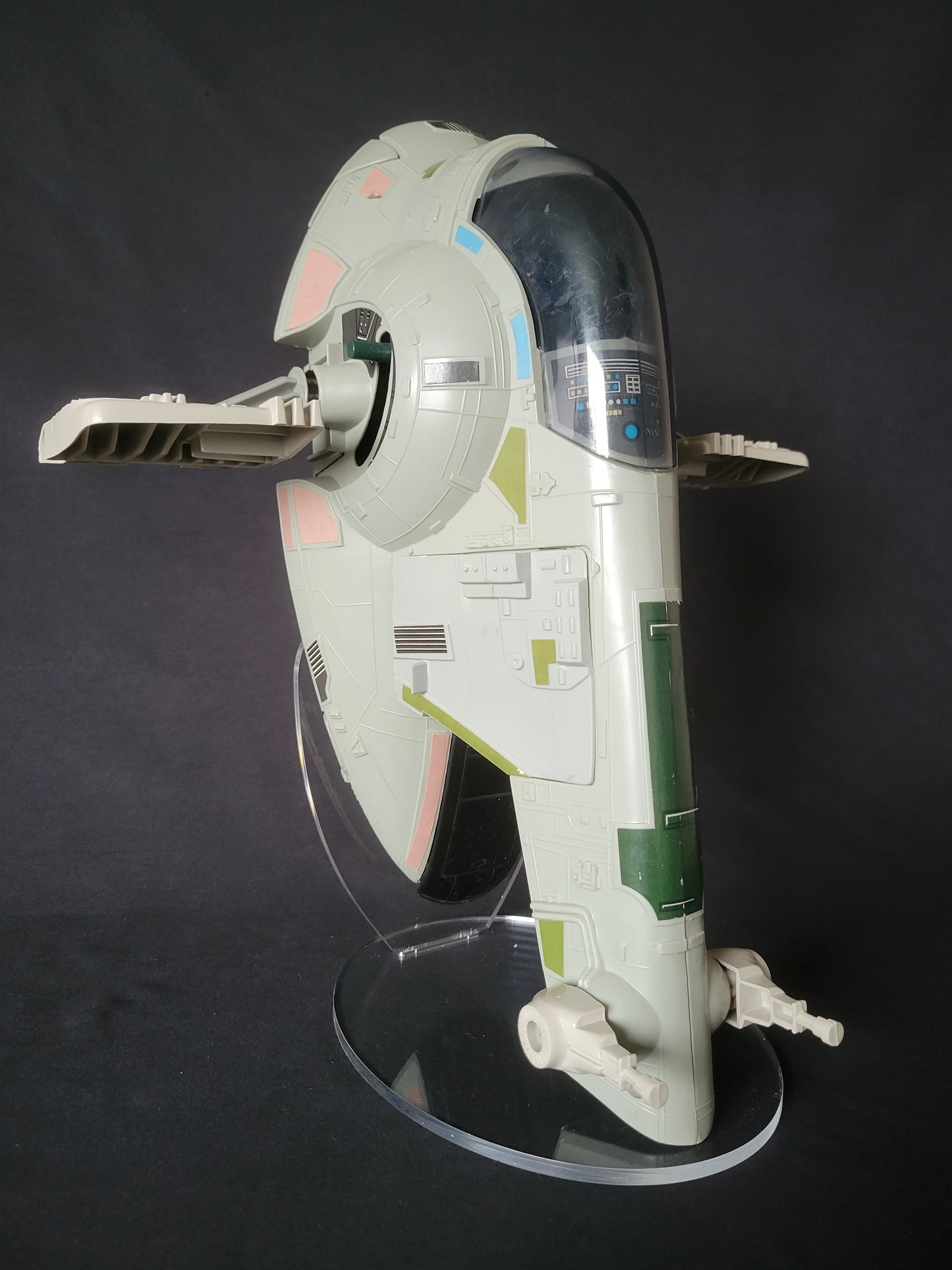 Star Wars Vintage Slave 1 Ship Stand - Also Fits AOTC & SOTE