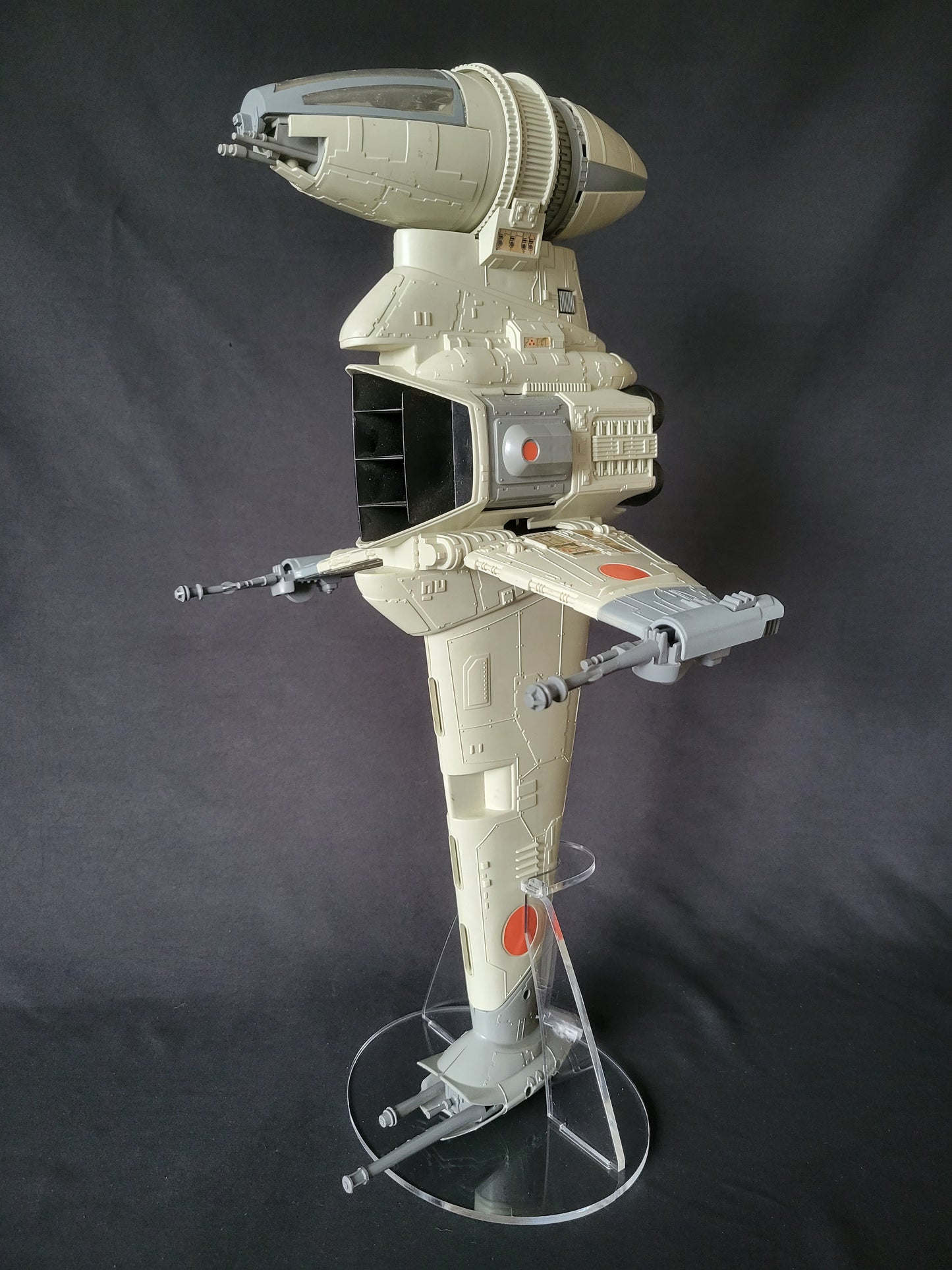 Star Wars Vintage B-Wing Ship Stand - Also Fits POTJ