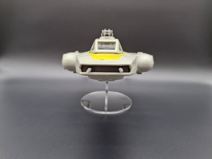 Star Wars Vintage Adjustable Banked Y-Wing Ship Stand - Also Fits Vintage Collection
