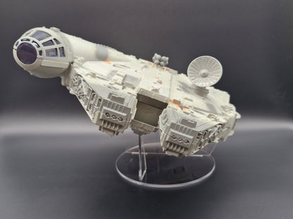 Star Wars Vintage Banked Ship Stand - Millennium Falcon - Also fits POTF2