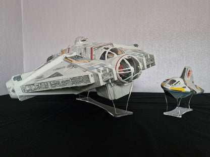 Star Wars Modern Banked Ship Stand - HASLAB Ghost & Phantom