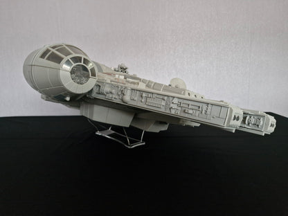 Star Wars Modern Banked Ship Stand Millennium Falcon LEGACY 2008 & Smugglers Run