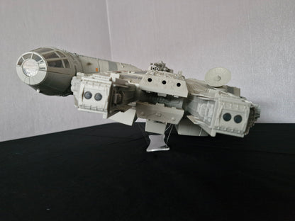 Star Wars Modern Banked Ship Stand Millennium Falcon LEGACY 2008 & Smugglers Run