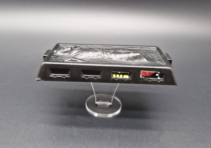 Star Wars Vintage & Modern Han Carbonite Horizontal Stand Kenner POTF2 & Slave 1