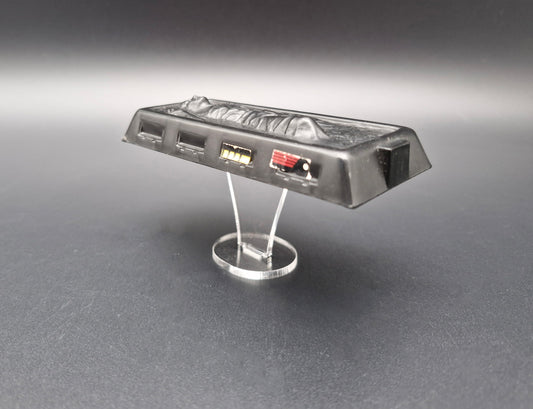 Star Wars Vintage & Modern Han Carbonite Horizontal Stand Kenner POTF2 & Slave 1