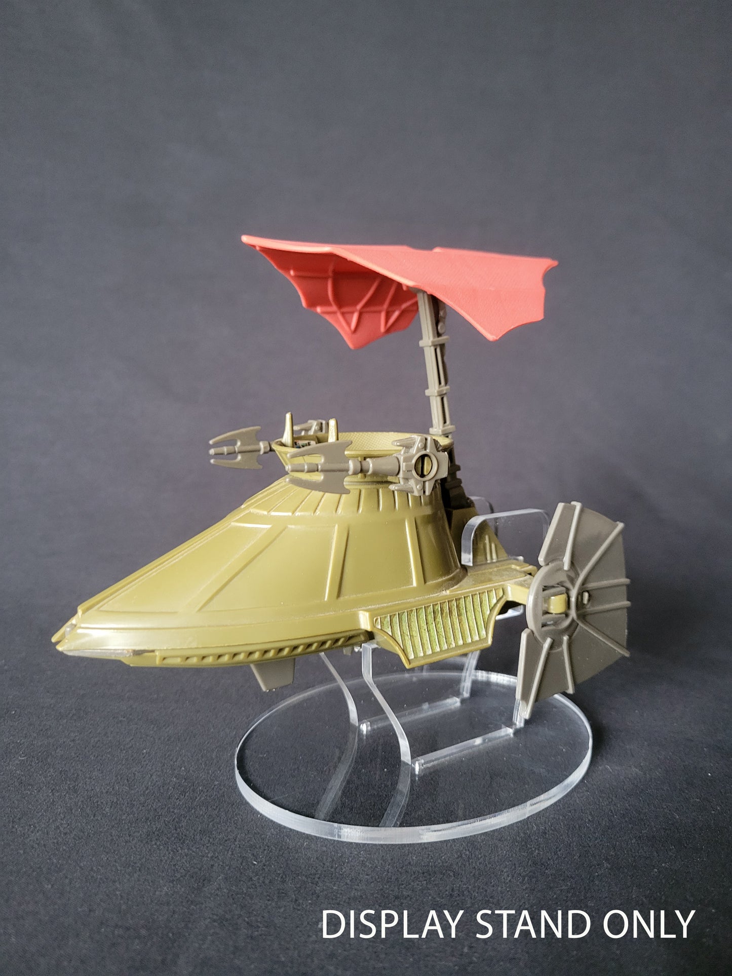 Star Wars Vintage One Man Sail Skiff Vehicle Ship Stand