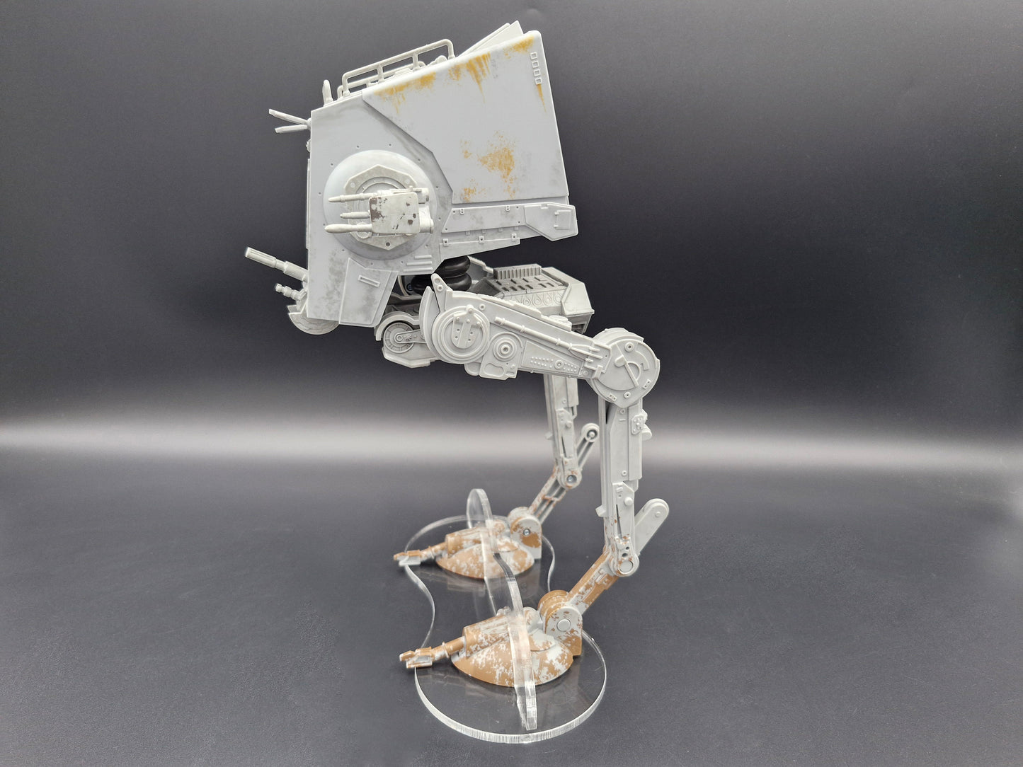 Star Wars Vintage Collection Mandalorian Raider Legacy Scout Walker AT-ST STAND