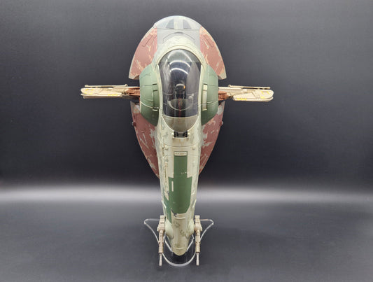 Star Wars TVC Vintage Collection Slave 1 Boba Fett Starship Ship Stand + Rise of Boba Fett