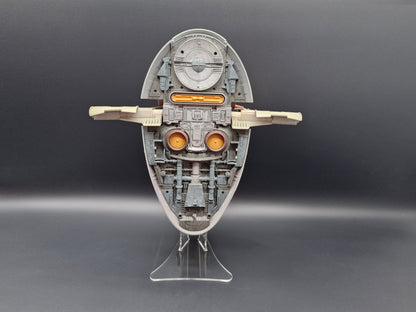 Star Wars TVC Vintage Collection Slave 1 Boba Fett Starship Ship Stand + Rise of Boba Fett