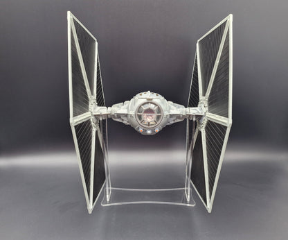 Star Wars MODERN LARGE TIE Fighter Ship Stand LEGACY SAGA TVC (Larger Wings)