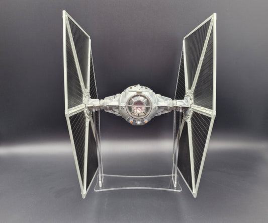 Star Wars MODERN LARGE TIE Fighter Ship Stand LEGACY SAGA TVC (Larger Wings)