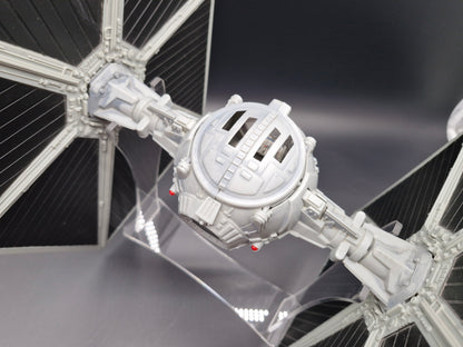 Star Wars MODERN LARGE TIE Fighter Ship Stand LEGACY SAGA TVC (Larger Wings)