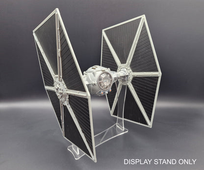 Star Wars MODERN LARGE TIE Fighter Ship Stand LEGACY SAGA TVC (Larger Wings)